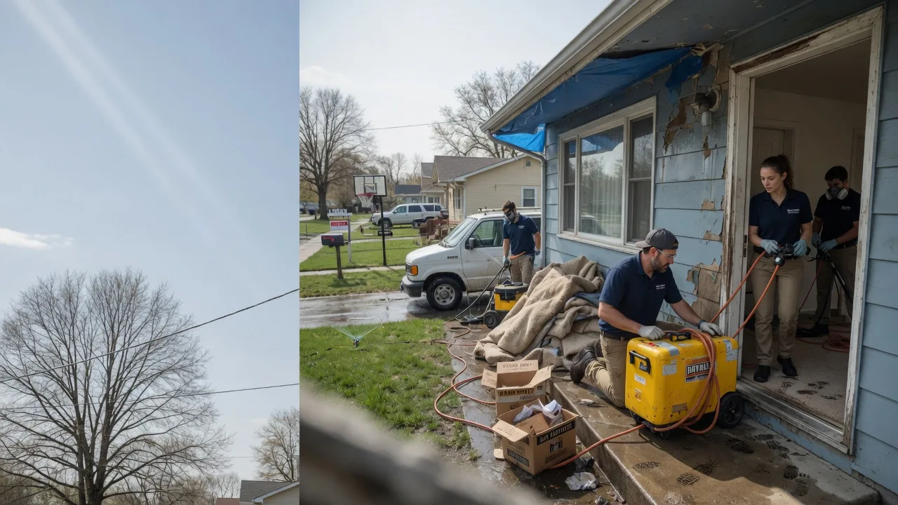 Basement Flood Cleanup in Otisco, IN near me